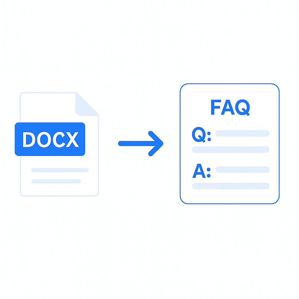 DOCX to FAQ Generator Image
