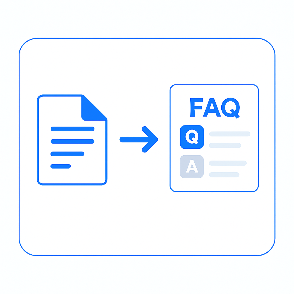 Google Docs to FAQ Generator Image