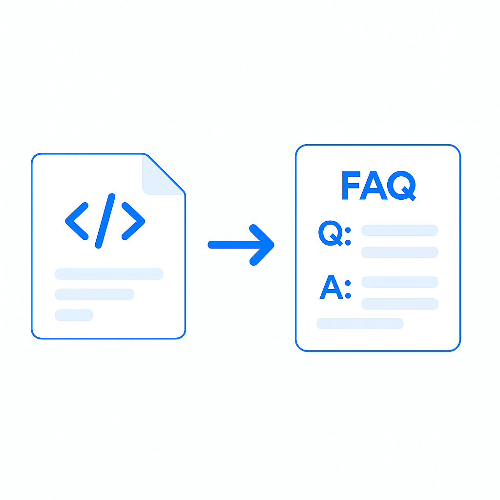 HTML to FAQ Generator Image